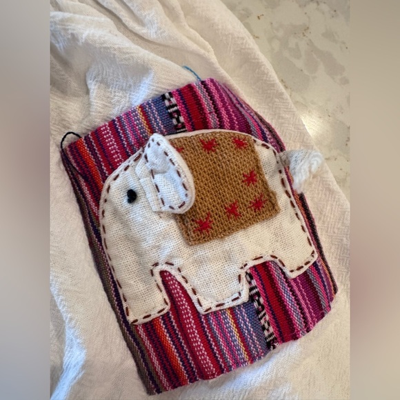 12M - Handmade in Thailand - Adorable White and Purple Elephant Dress - Picture 7 of 9